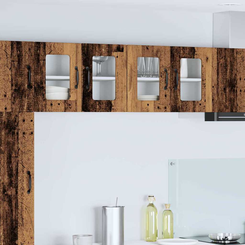 Vægskab til køkken Gammelt træ 60 x 31 x 40 cm Konstrueret træ