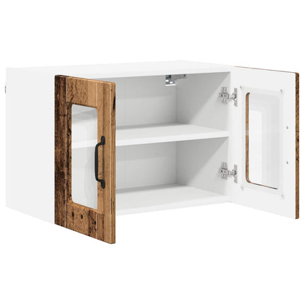 Væglågskab PORTO Gammelt træ 60 x 31 x 40 cm Konstrueret træ