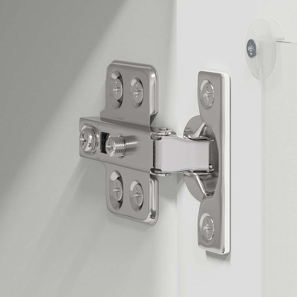 Vægskab til køkken 2 pcs Hvid 40 x 31 x 80 cm Konstrueret træ