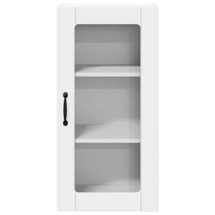 Væglågskab PORTO 2 pcs Hvid 40 x 31 x 80 cm Konstrueret træ