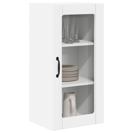 Væglågskab PORTO 2 pcs Hvid 40 x 31 x 80 cm Konstrueret træ
