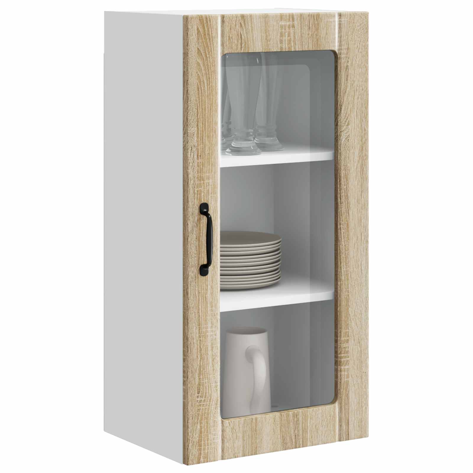 Væglågskab PORTO 2 pcs Sonoma eg 40 x 31 x 80 cm