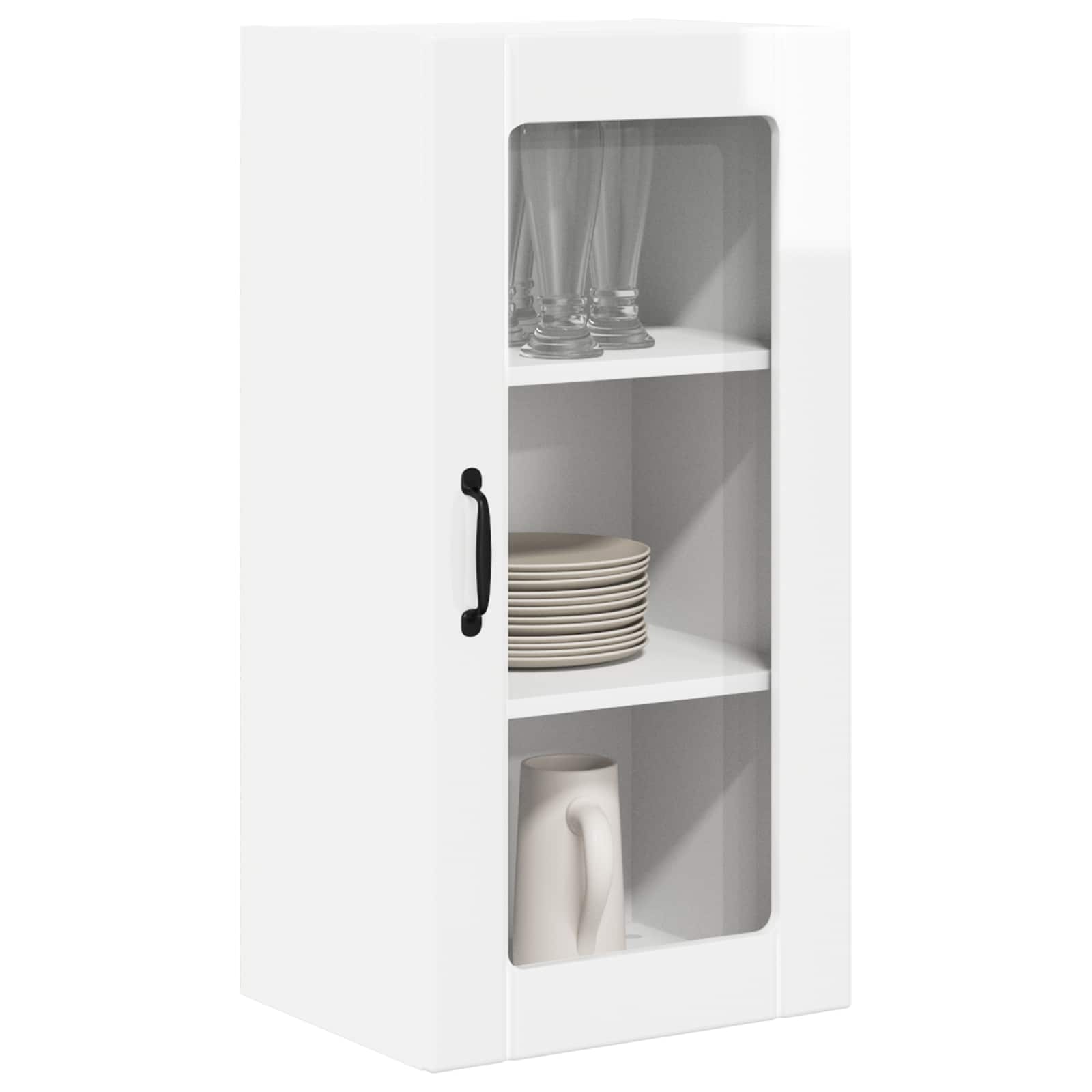 Væglågskab PORTO Høj gloss hvid 40 x 31 x 80 cm Konstrueret træ