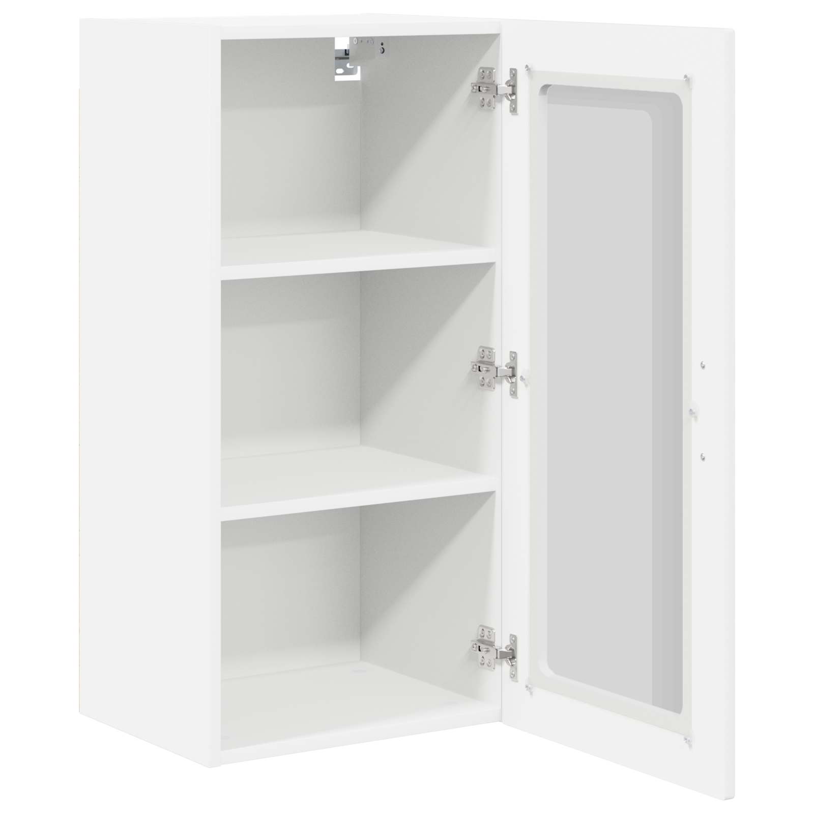 Væglågskab PORTO 2 pcs Høj gloss hvid 40 x 31 x 80 cm