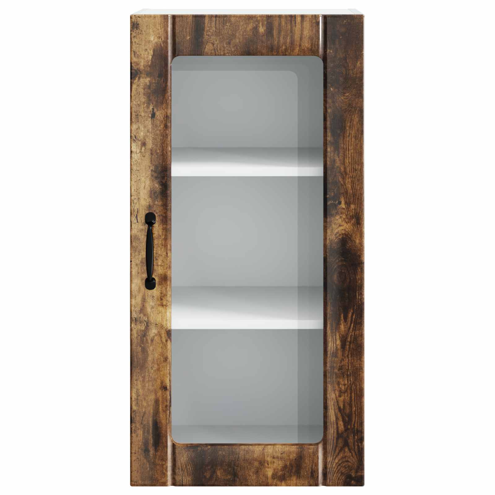 Væglågskab PORTO 2 pcs Røget eg 40 x 31 x 80 cm Konstrueret træ