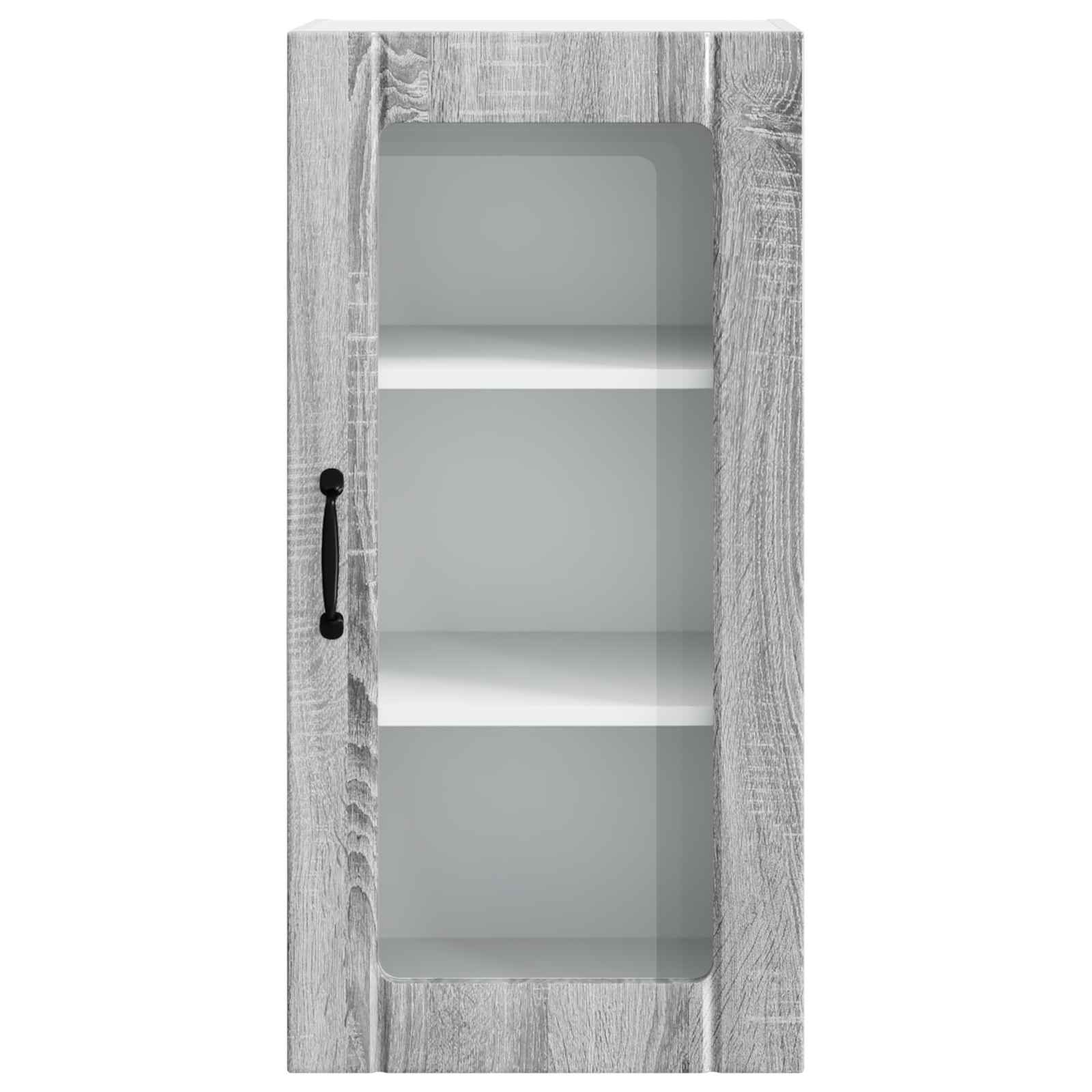Væglågskab PORTO 2 pcs Grå Sonoma 40 x 31 x 80 cm