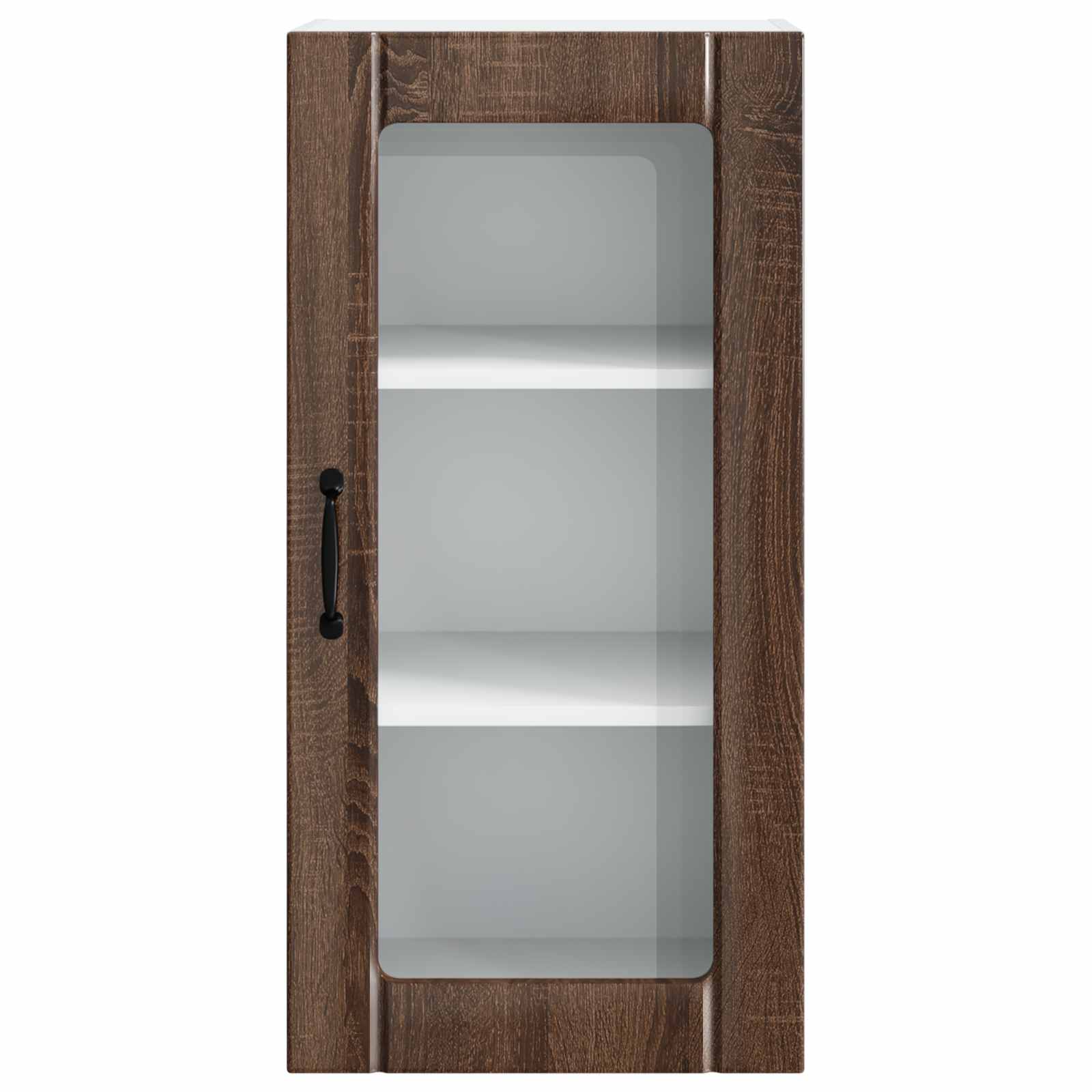 Væglågskab PORTO 2 pcs Brun eg 40 x 31 x 80 cm Konstrueret træ