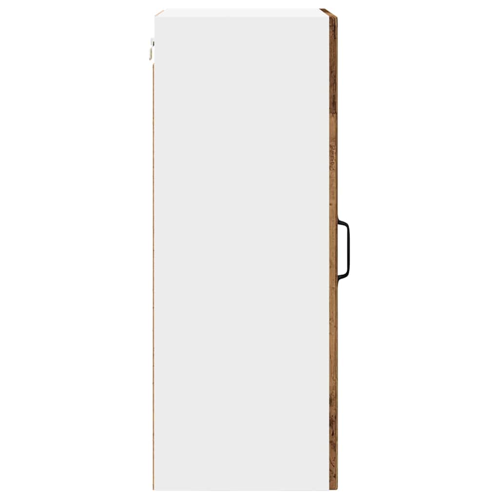 Vægskab til køkken med hylde 2 pcs Gammelt træ 40 x 31 x 80 cm