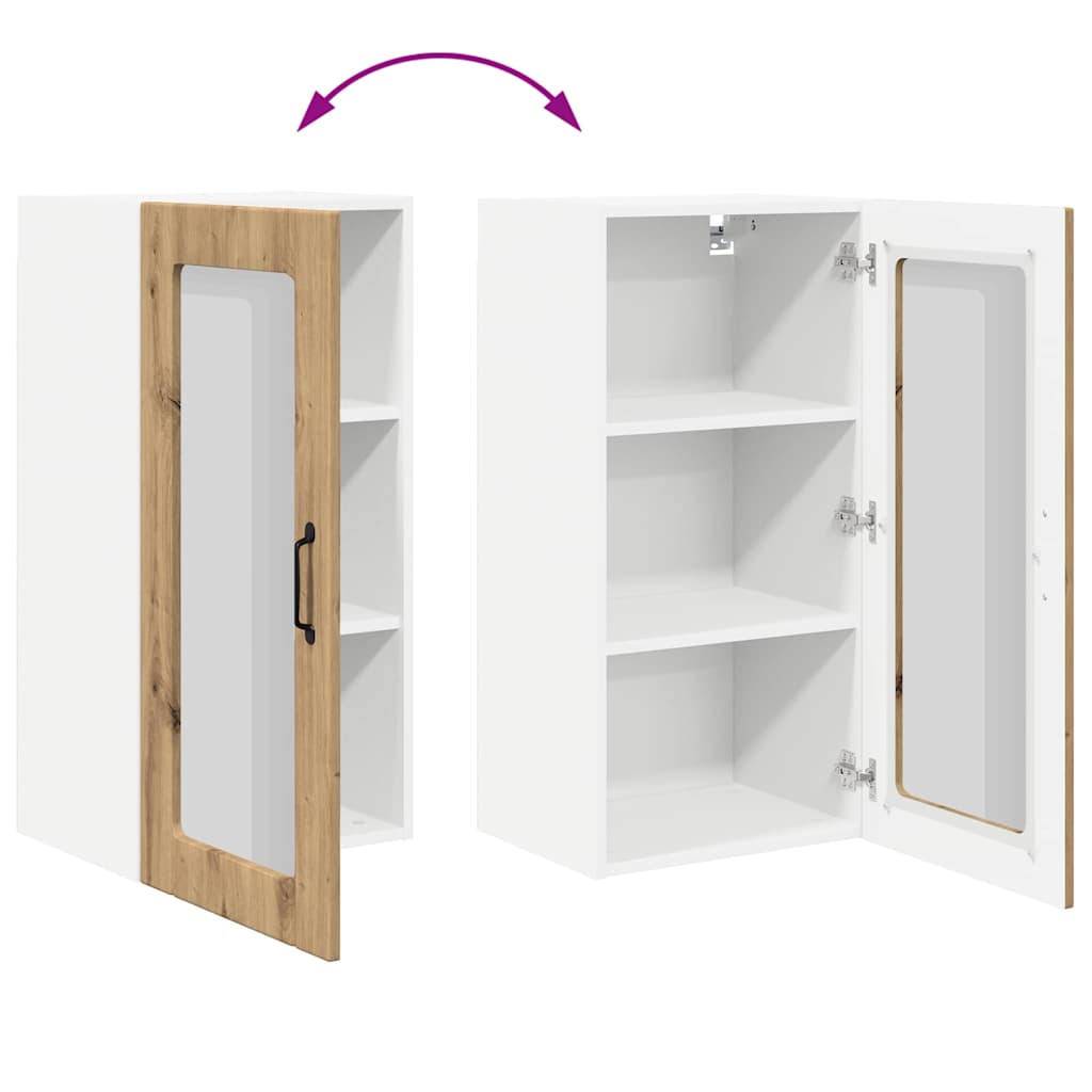 Vægskab til køkken med hylde Artisan Egetræ 40 x 31 x 80 cm