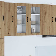 Vægskab til køkken med dør 2 pcs Artisan Egetræ 40 x 31 x 80 cm