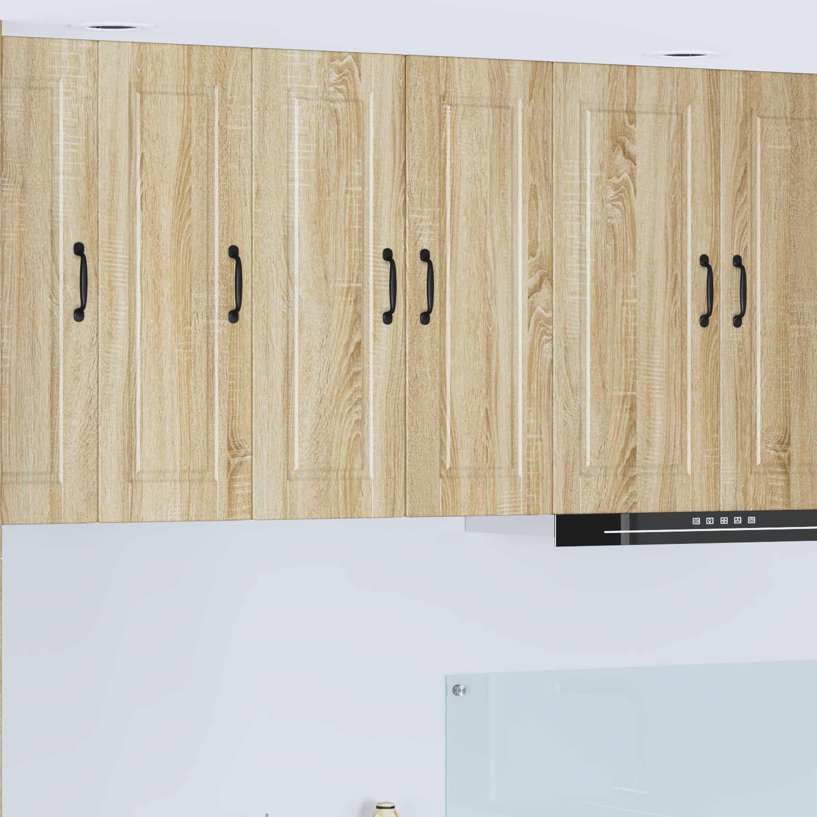 Vægskab PORTO 2 pcs Sonoma eg 30 x 31 x 80 cm Konstrueret træ