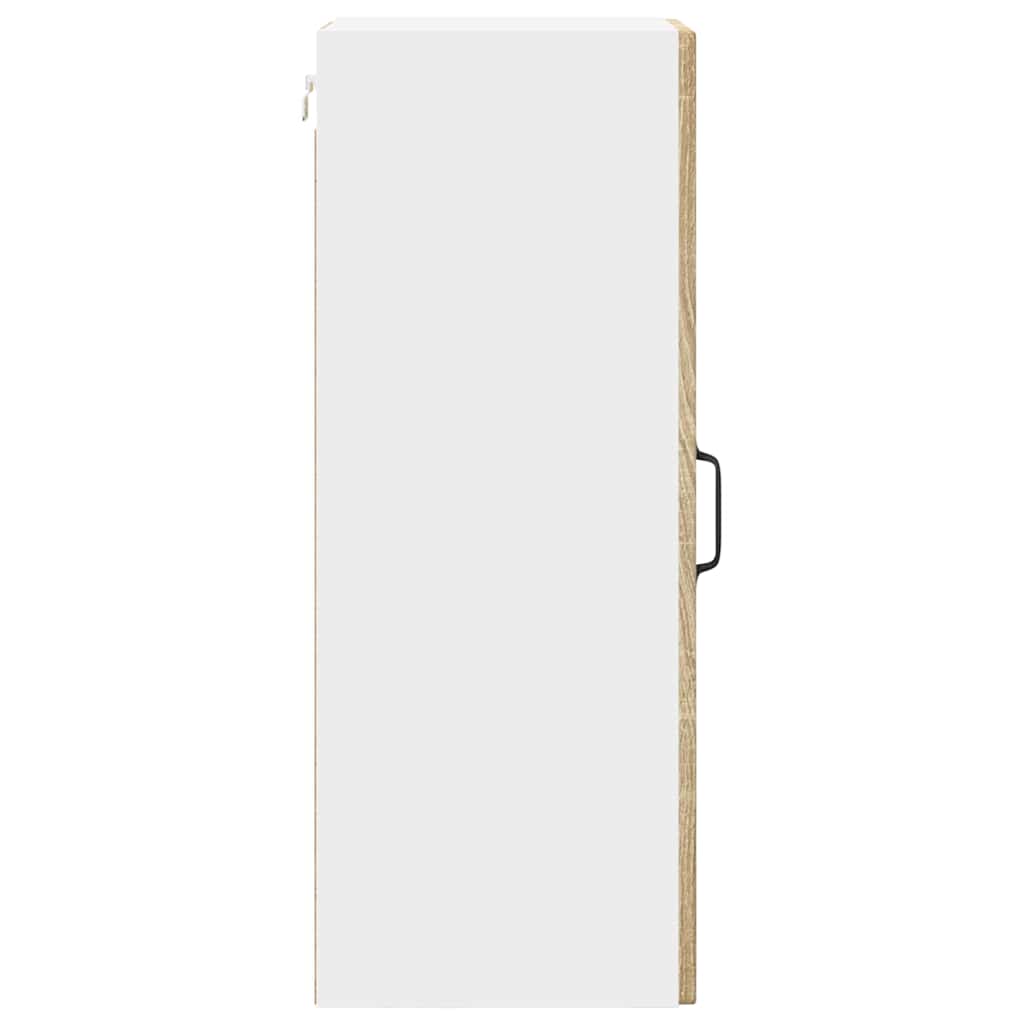 Vægskab til køkken med hylde 2 pcs Sonoma eg 30 x 31 x 80 cm