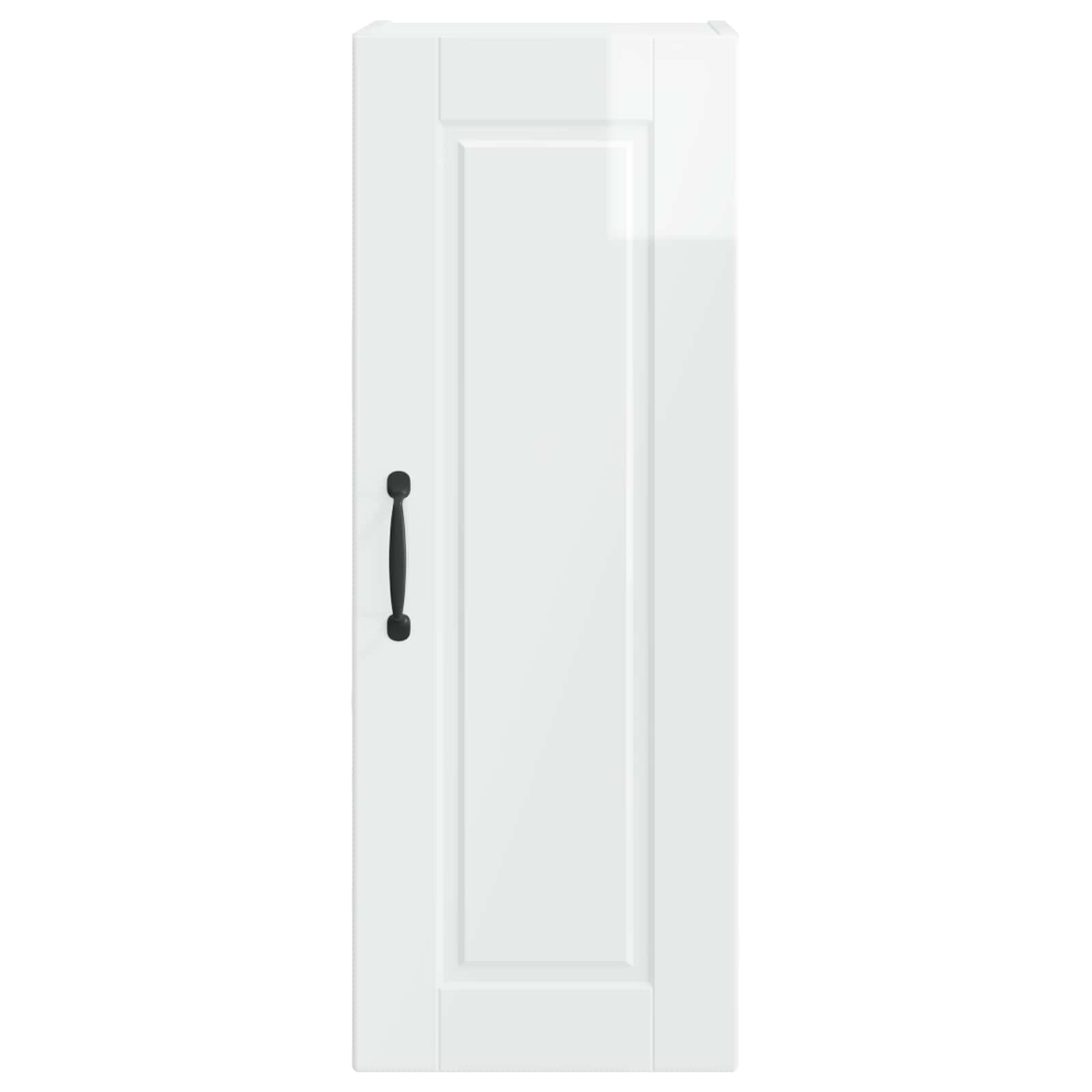 Vægskab PORTO 2 pcs Høj gloss hvid 30 x 31 x 80 cm