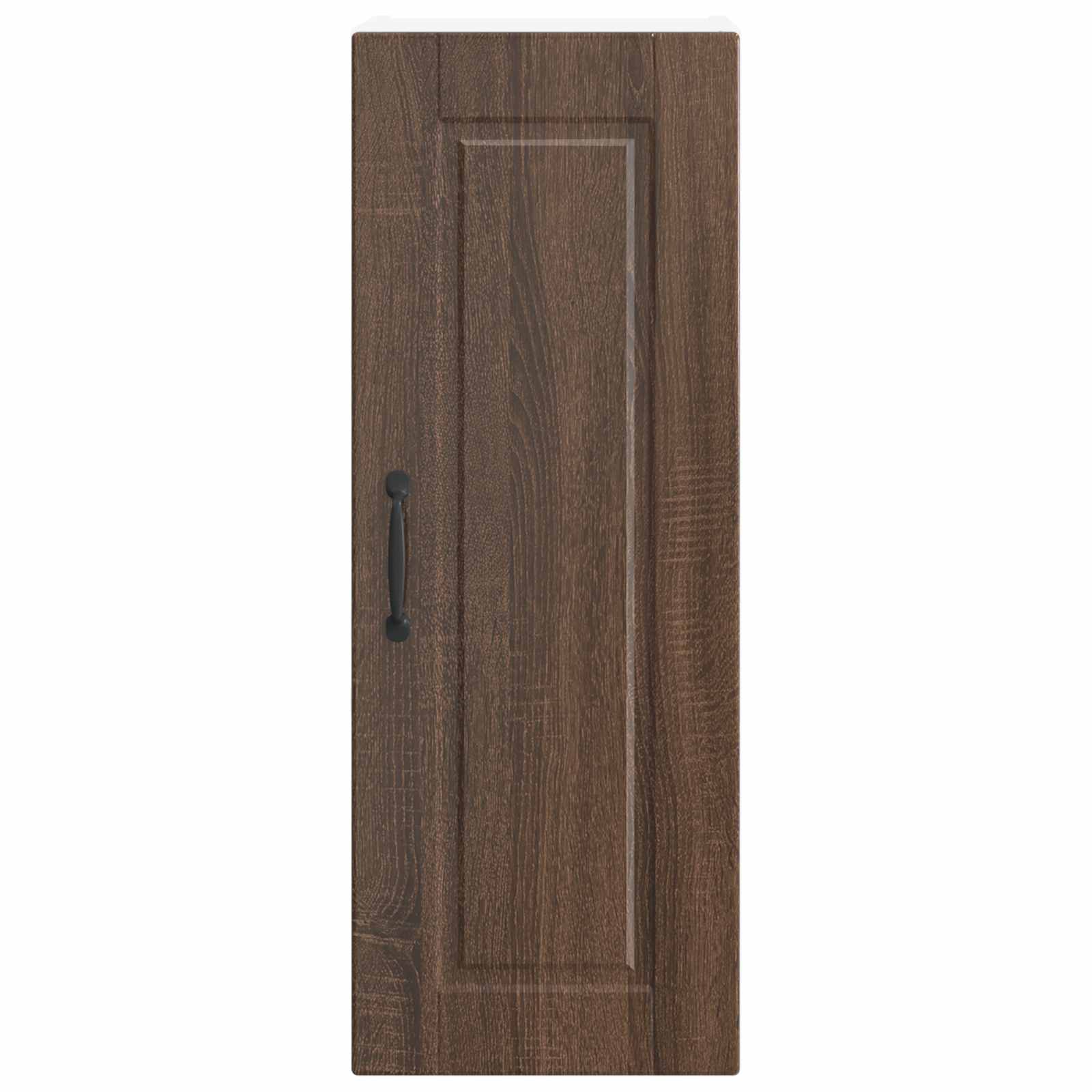 Køkkenskab med hylde Brun eg 30 x 31 x 80 cm Konstrueret træ