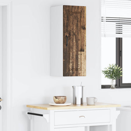 Vægskab PORTO Gammelt træ 30 x 31 x 80 cm Konstrueret træ