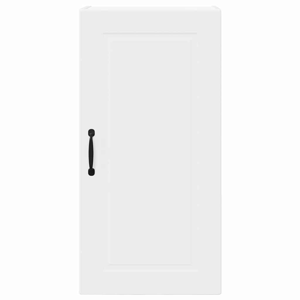 Vægskab til køkken med dør Hvid 40 x 31 x 80 cm Konstrueret træ