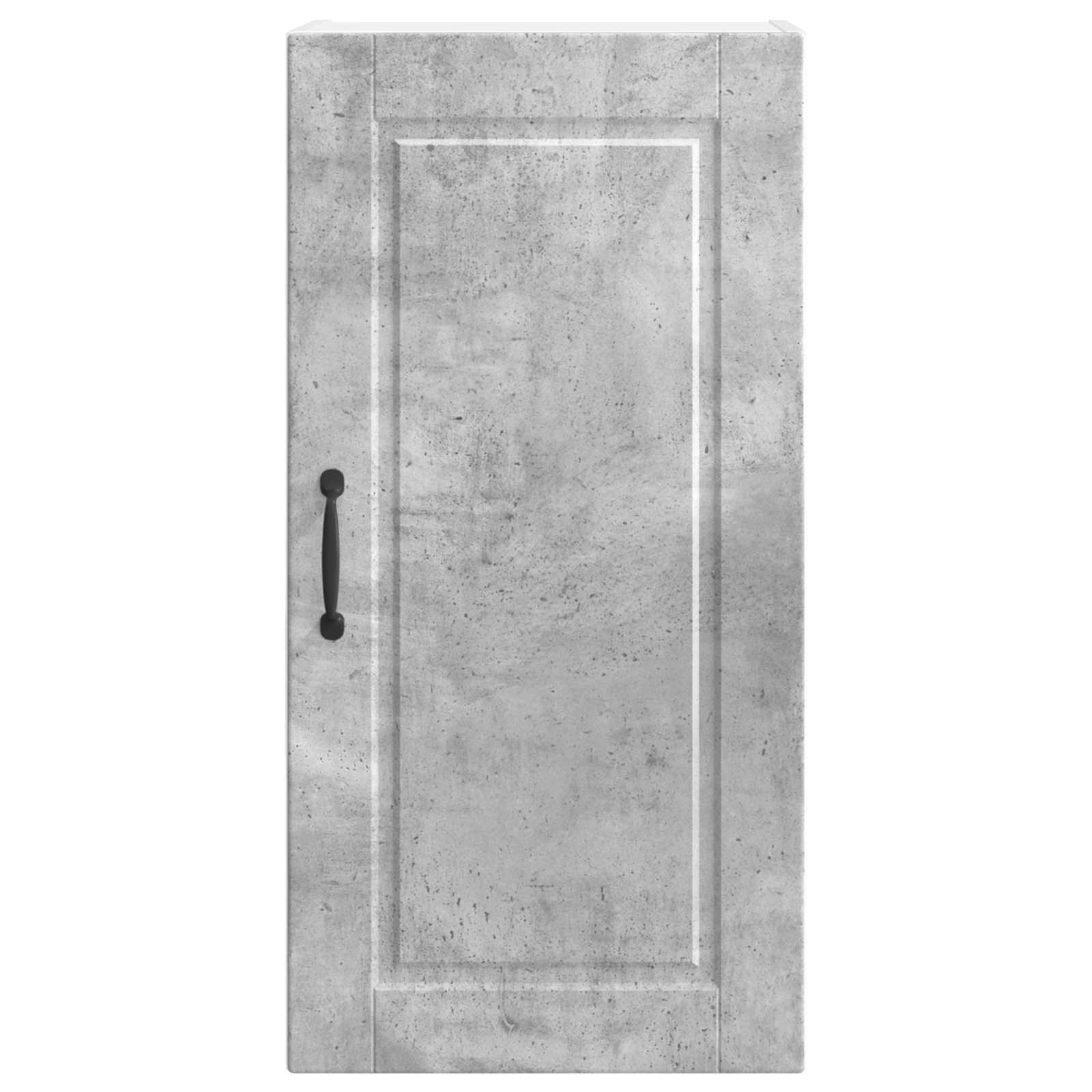 Køkkenskab med hylde Beton Grå 40 x 31 x 80 cm Konstrueret træ