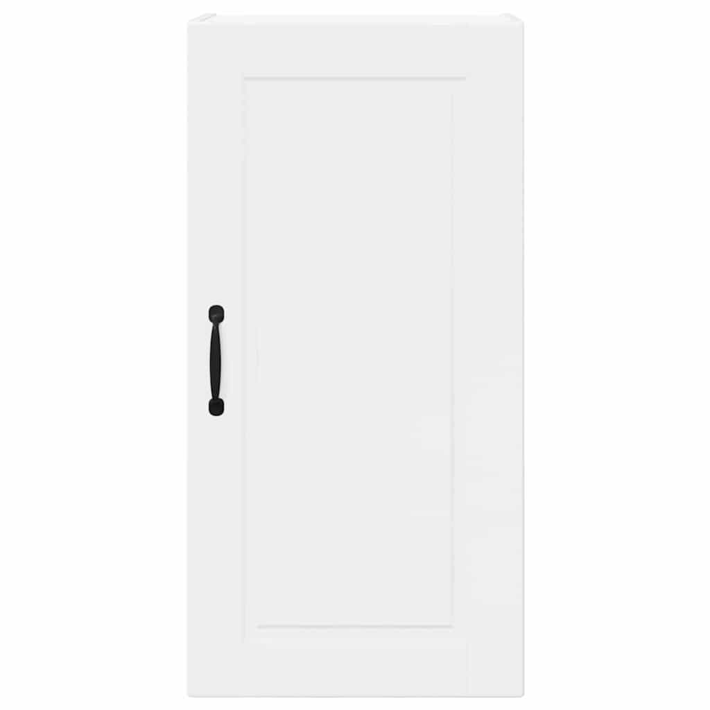 Vægskab til køkken med hylde Høj gloss hvid 40 x 31 x 80 cm