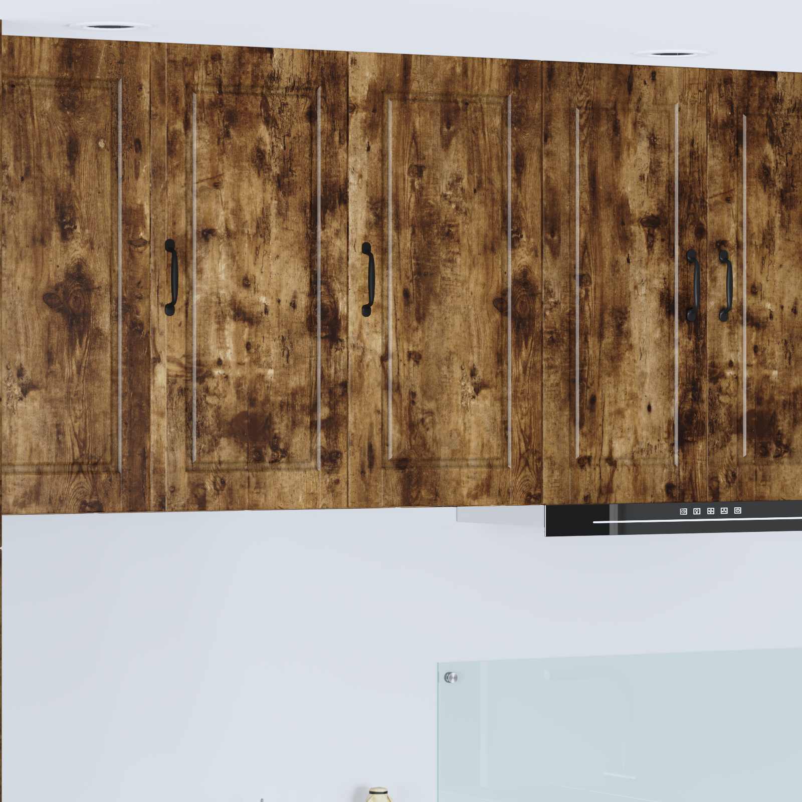 Køkkenskab med hylde Røget eg 40 x 31 x 80 cm Konstrueret træ