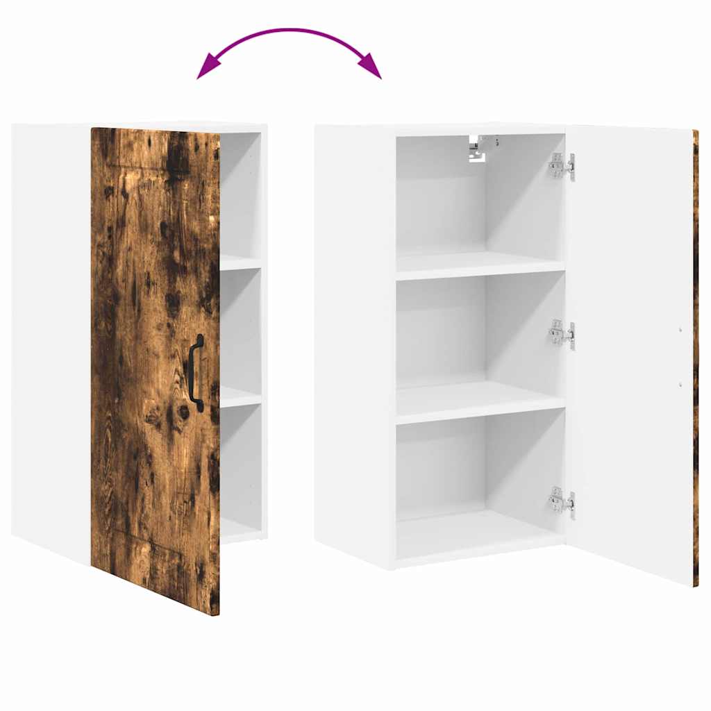 Vægskab til køkken Røget eg 40 x 31 x 80 cm Konstrueret træ