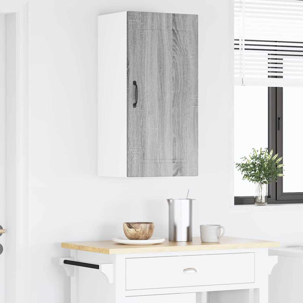 Vægskab til køkken Grå Sonoma 40 x 31 x 80 cm Konstrueret træ