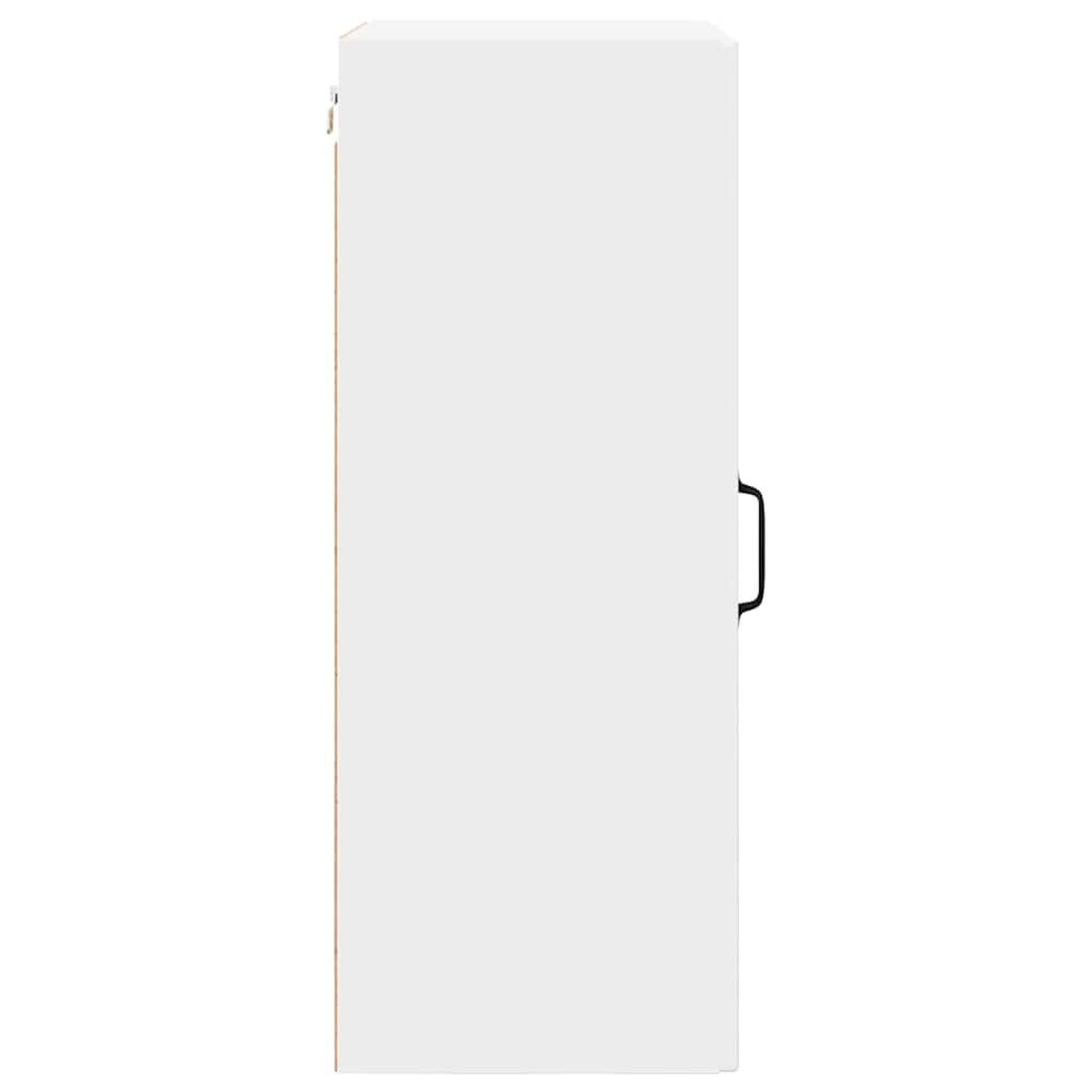 Vægskab til køkken med dør Hvid 50 x 31 x 80 cm Konstrueret træ