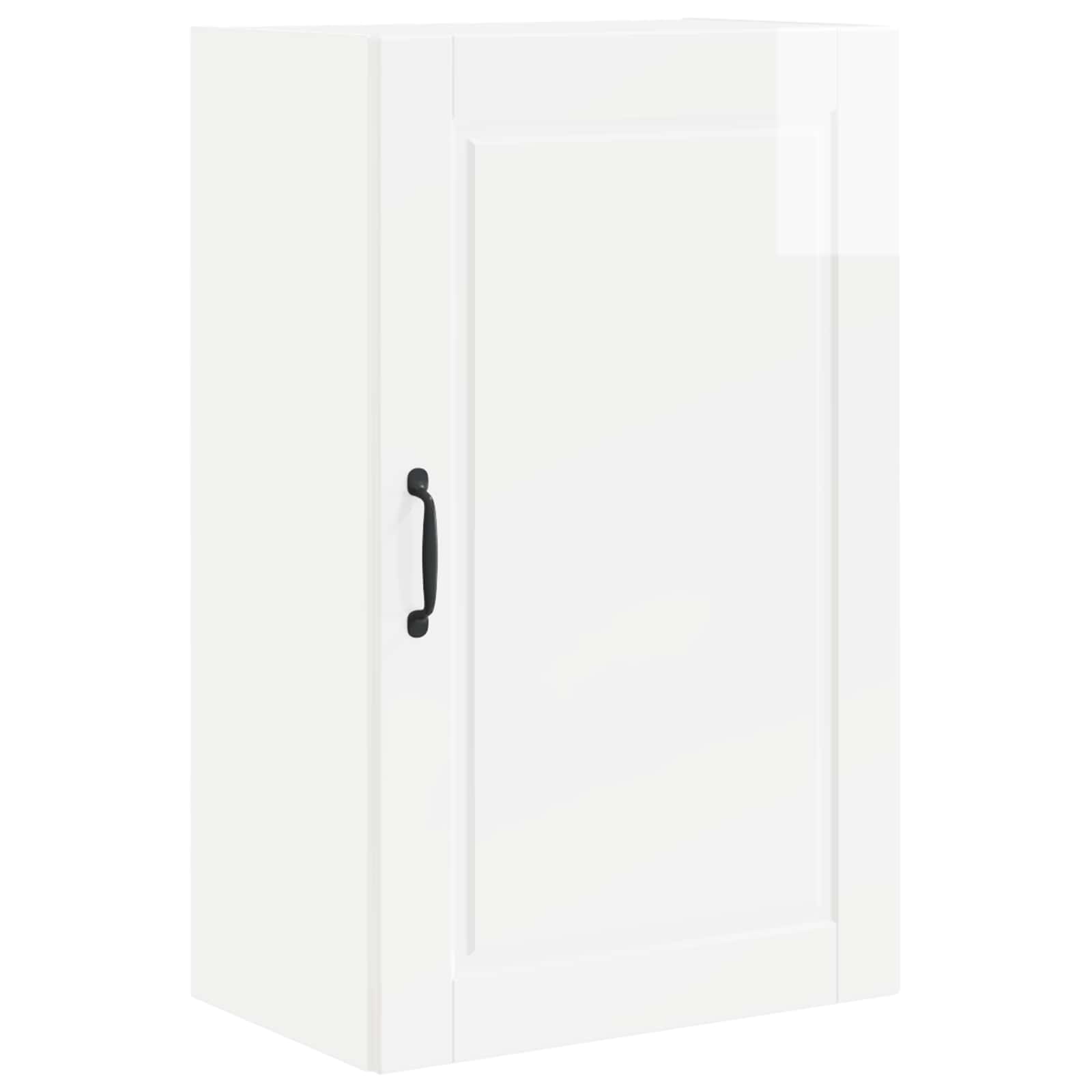 Vægskab PORTO Høj gloss hvid 50 x 31 x 80 cm Konstrueret træ