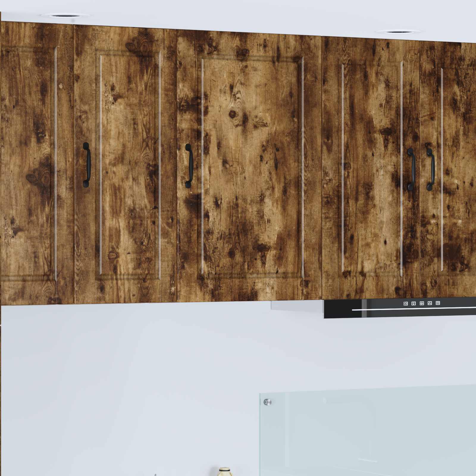 Køkkenskab med hylde Røget eg 50 x 31 x 80 cm Konstrueret træ