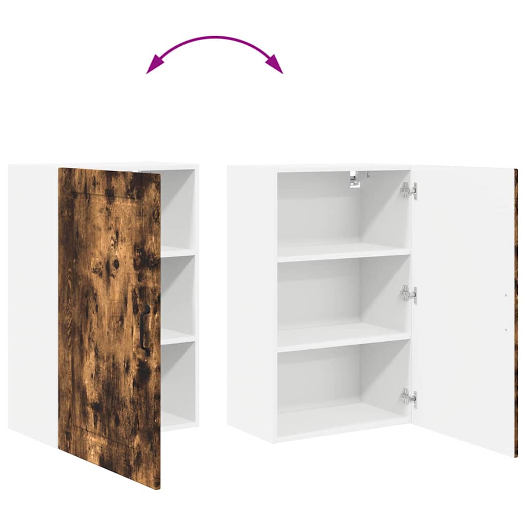 Vægskab til køkken Røget eg 50 x 31 x 80 cm Konstrueret træ