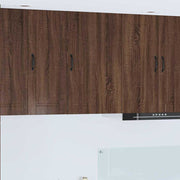 Vægskab til køkken Brun eg 50 x 31 x 80 cm Konstrueret træ