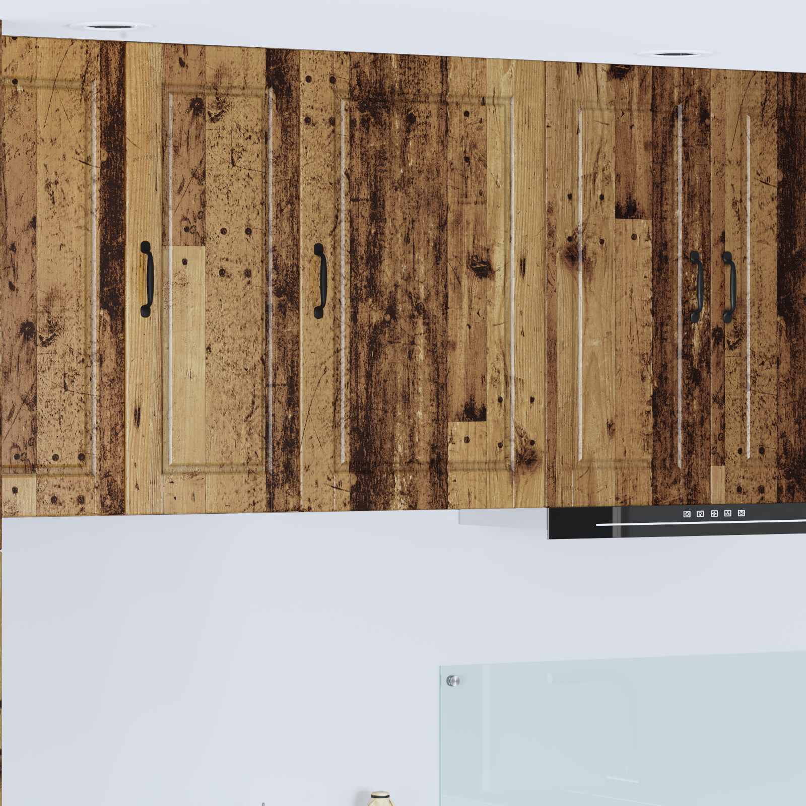 Vægskab PORTO Gammelt træ 50 x 31 x 80 cm Konstrueret træ