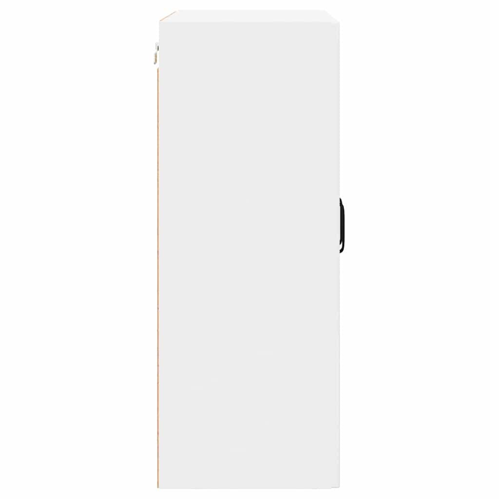 Vægskab til køkken med dør Hvid 60 x 31 x 80 cm Konstrueret træ