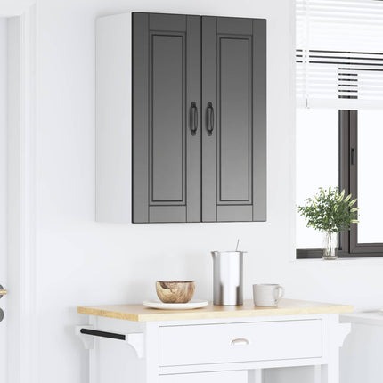 Vægskab PORTO Sort 60 x 31 x 80 cm Konstrueret træ