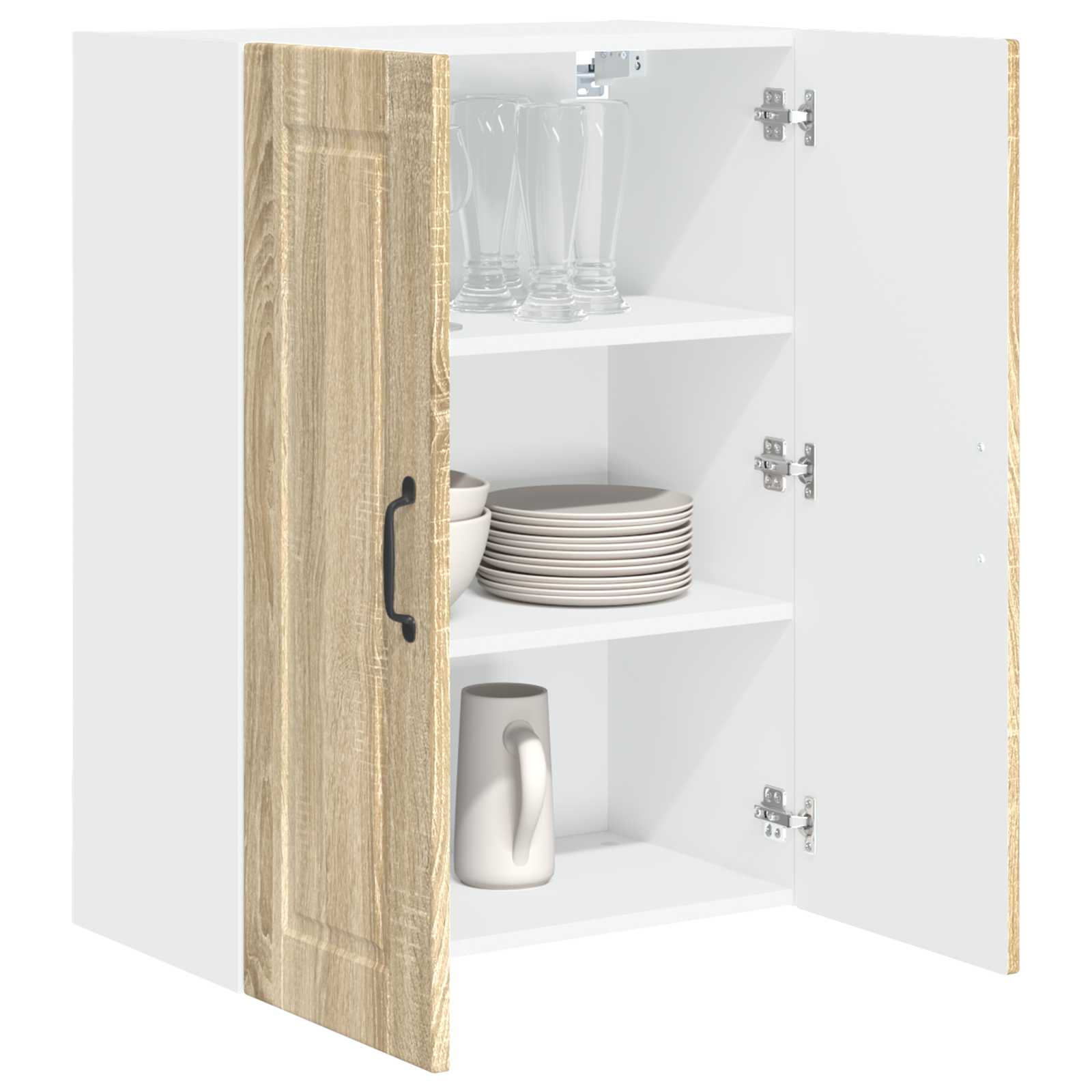 Køkkenskab med hylde Sonoma eg 60 x 31 x 80 cm Konstrueret træ