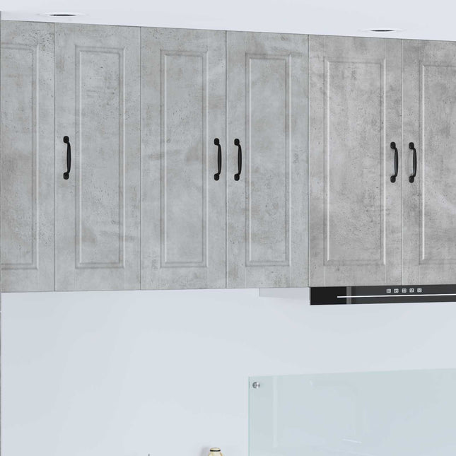 Vægskab PORTO Beton Grå 60 x 31 x 80 cm Konstrueret træ