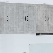Køkkenskab med hylde Beton Grå 60 x 31 x 80 cm Konstrueret træ