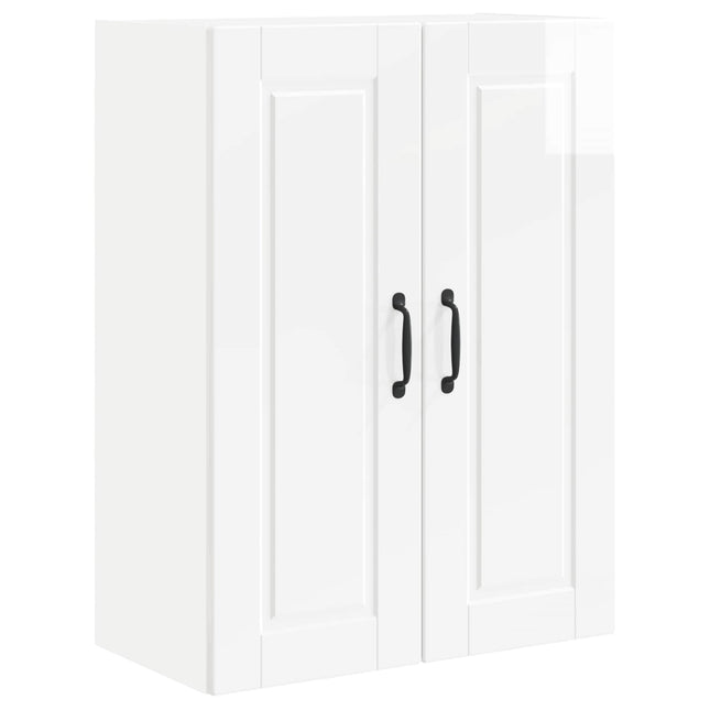 Vægskab PORTO Høj gloss hvid 60 x 31 x 80 cm Konstrueret træ