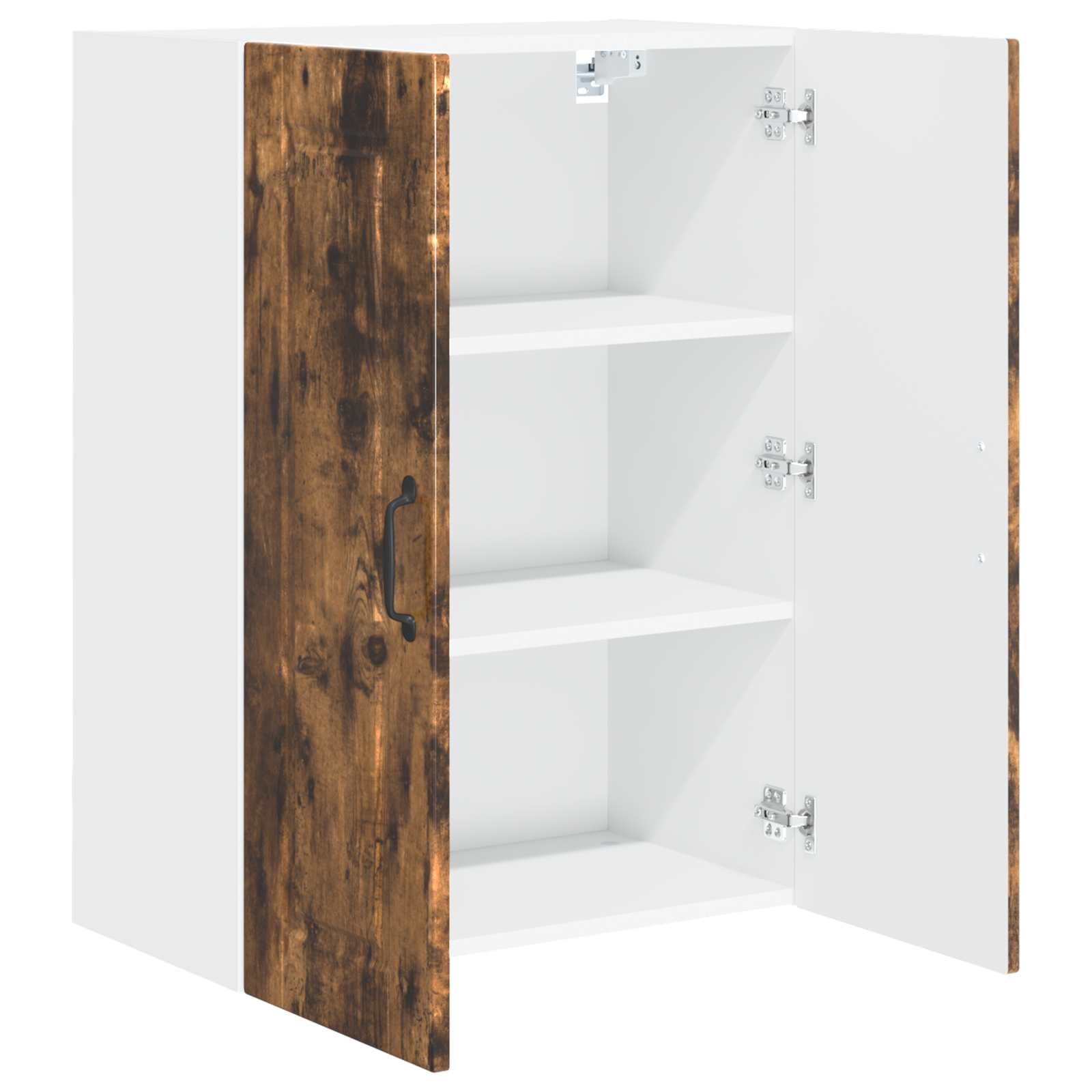 Køkkenskab med hylde Røget eg 60 x 31 x 80 cm Konstrueret træ