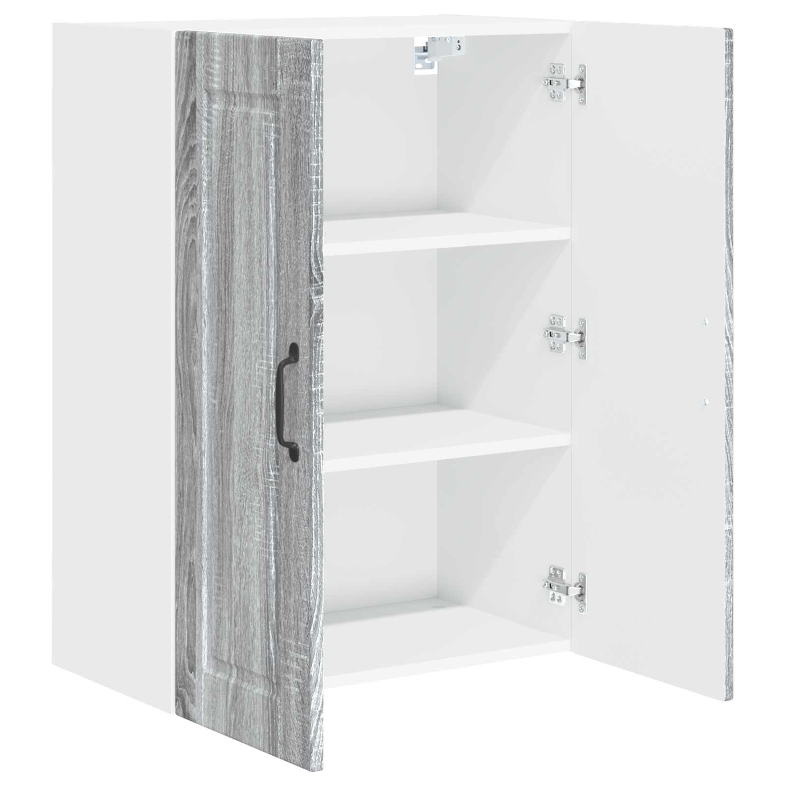 Køkkenskab med hylde Grå Sonoma 60 x 31 x 80 cm Konstrueret træ