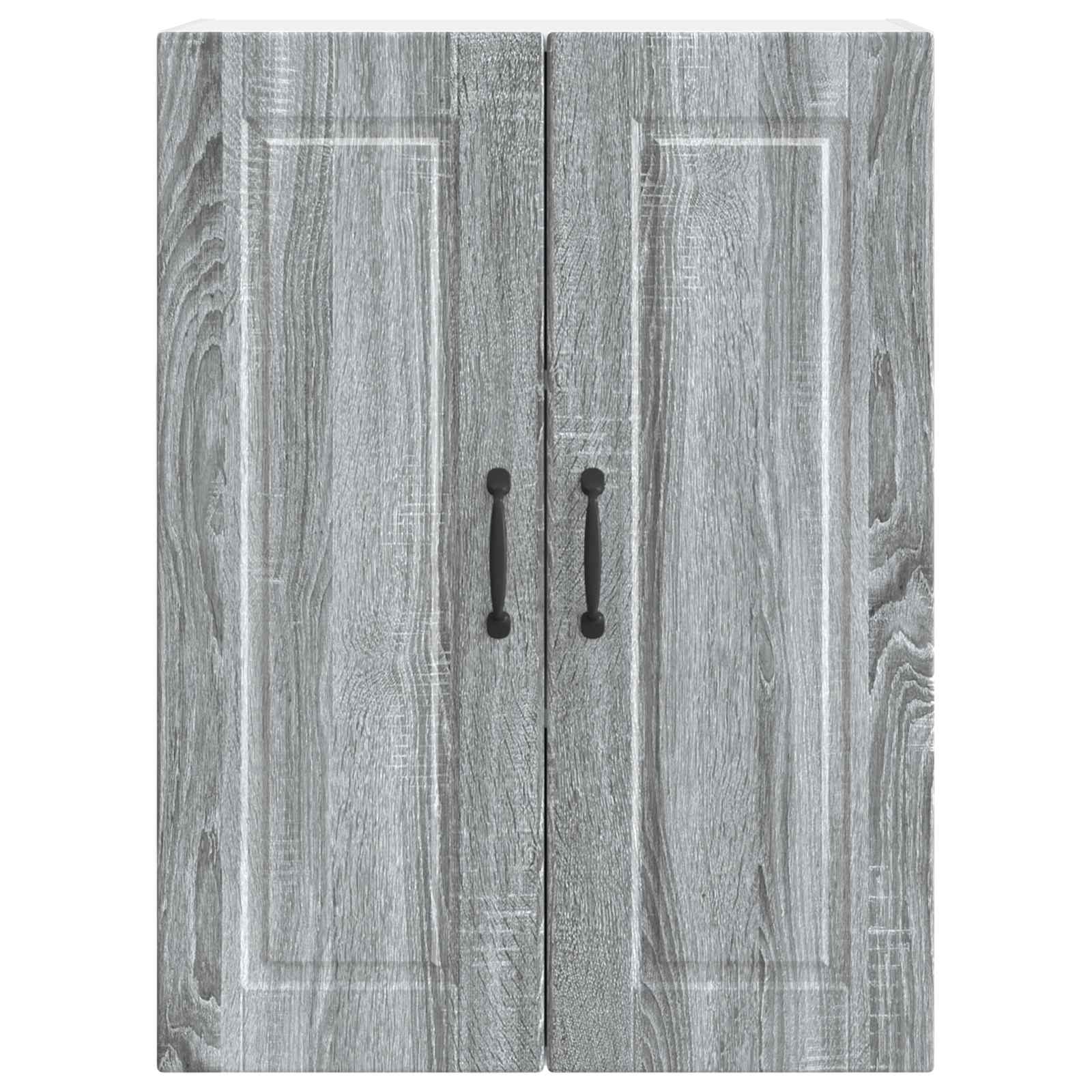 Køkkenskab med hylde Grå Sonoma 60 x 31 x 80 cm Konstrueret træ