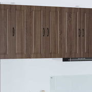 Køkkenskab med hylde Brun eg 60 x 31 x 80 cm Konstrueret træ