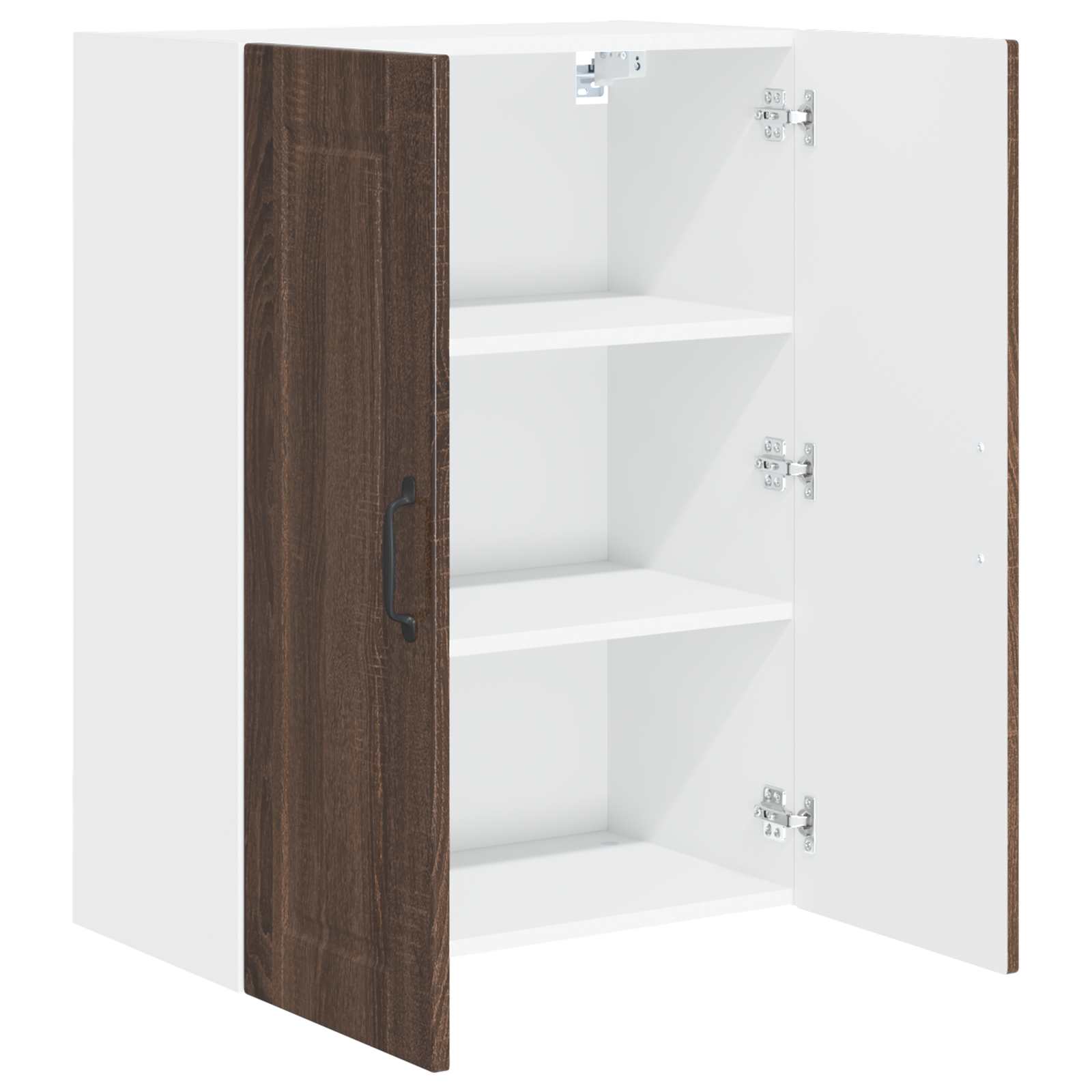 Køkkenskab med hylde Brun eg 60 x 31 x 80 cm Konstrueret træ