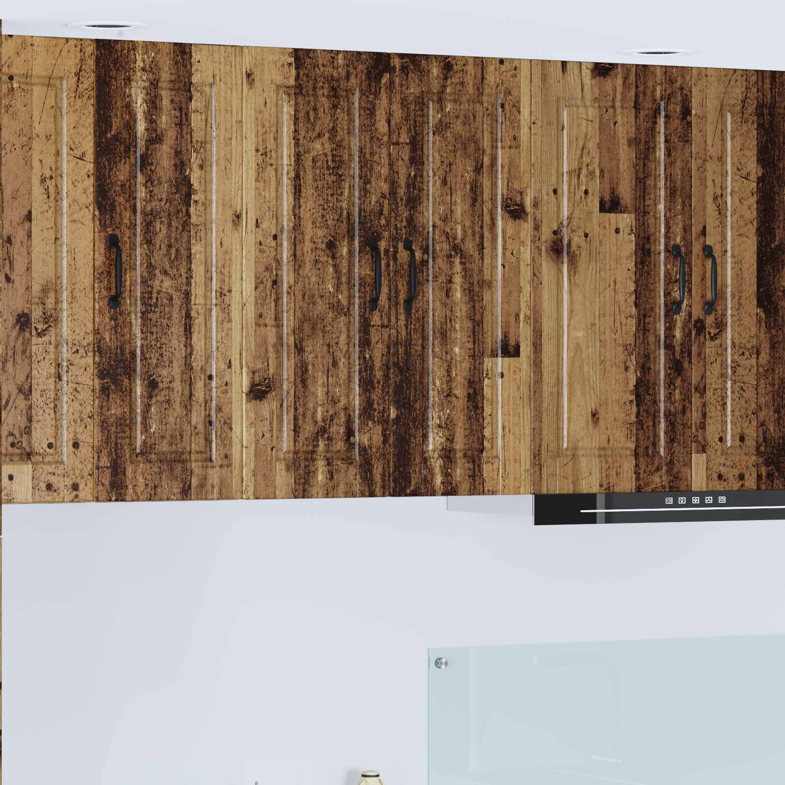 Vægskab PORTO Gammelt træ 60 x 31 x 80 cm Konstrueret træ