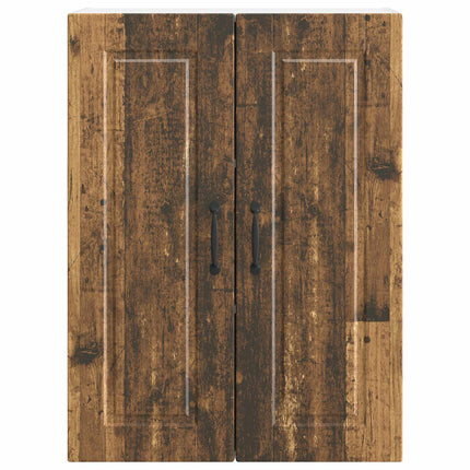 Vægskab PORTO Gammelt træ 60 x 31 x 80 cm Konstrueret træ