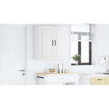 Vægskab PORTO Hvid 80 x 31 x 80 cm Konstrueret træ