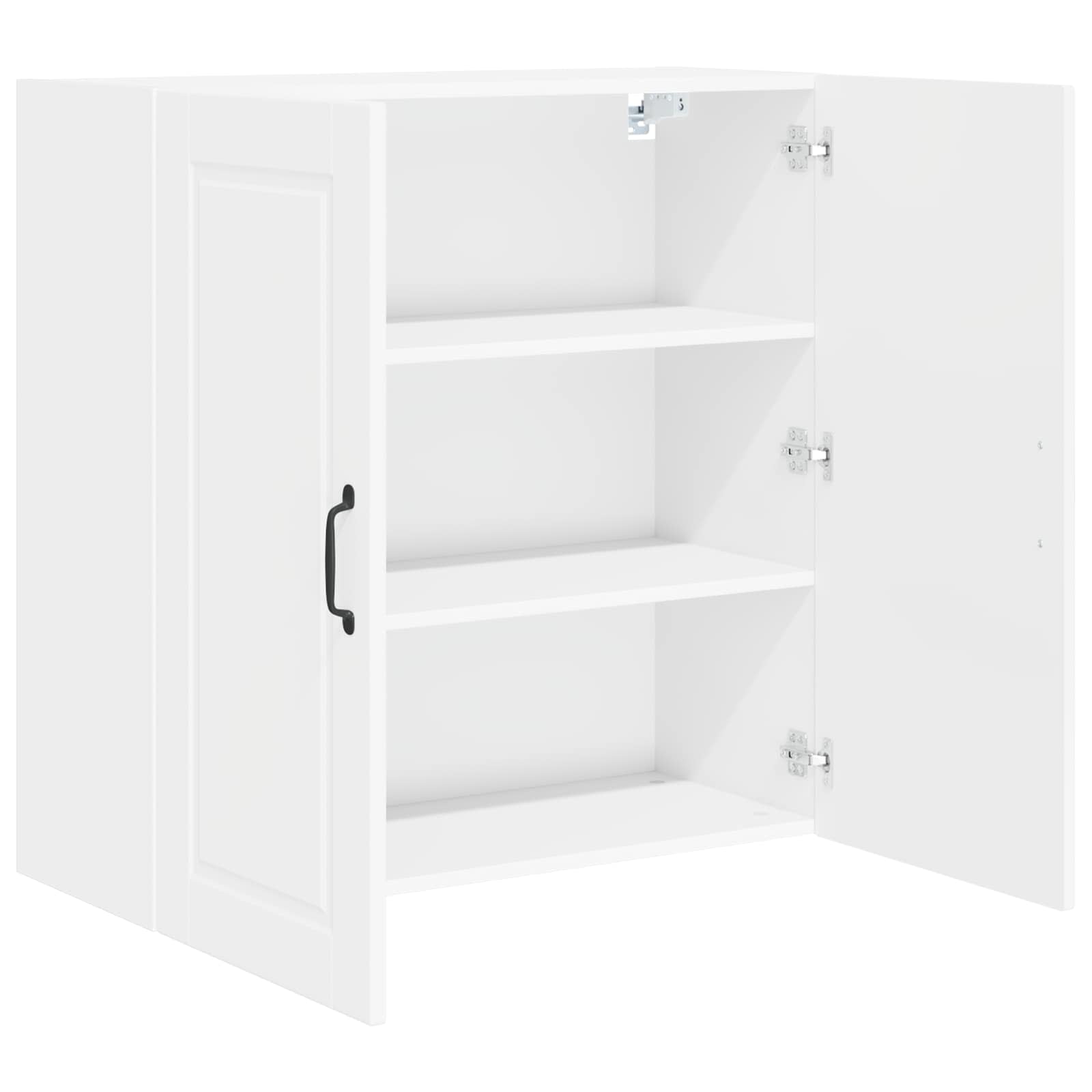 Køkkenskab med hylde Hvid 80 x 31 x 80 cm Konstrueret træ