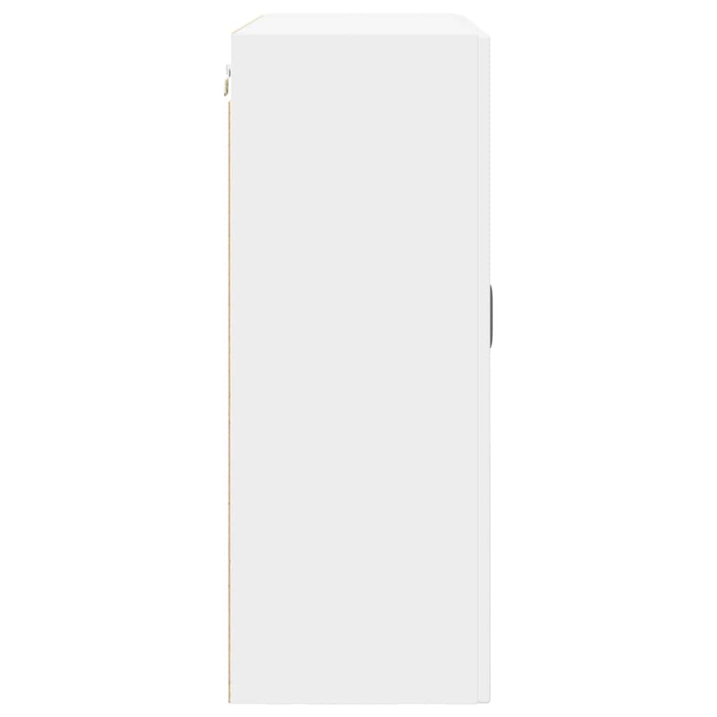 Vægskab til køkken med dør Hvid 80 x 31 x 80 cm Konstrueret træ