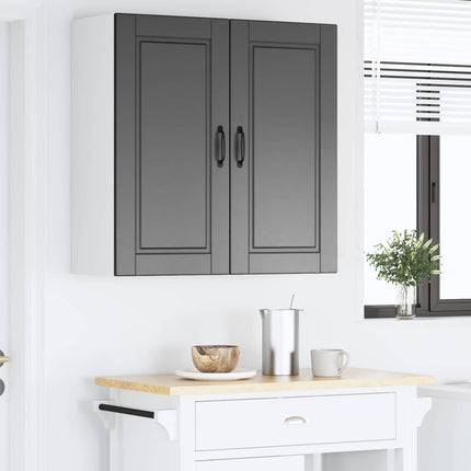 Vægskab PORTO Sort 80 x 31 x 80 cm Konstrueret træ