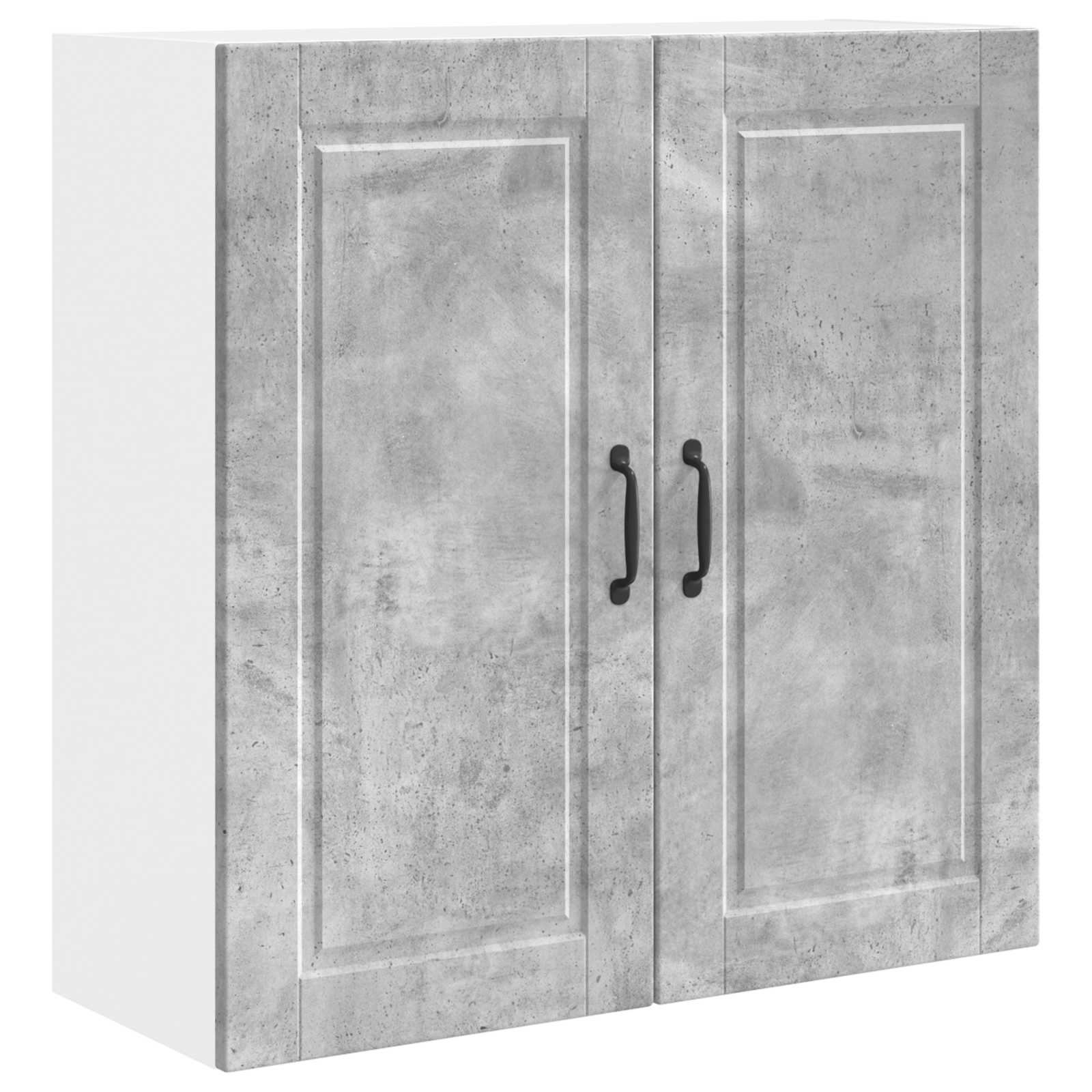 Køkkenskab med hylde Beton Grå 80 x 31 x 80 cm Konstrueret træ