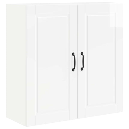 Vægskab PORTO Høj gloss hvid 80 x 31 x 80 cm Konstrueret træ